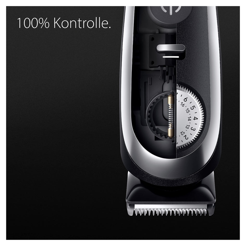 Barttrimmer Series 9, Elektrischer Bartschneider Herren mit 11 Barber-Tools, BT9440, Chrom