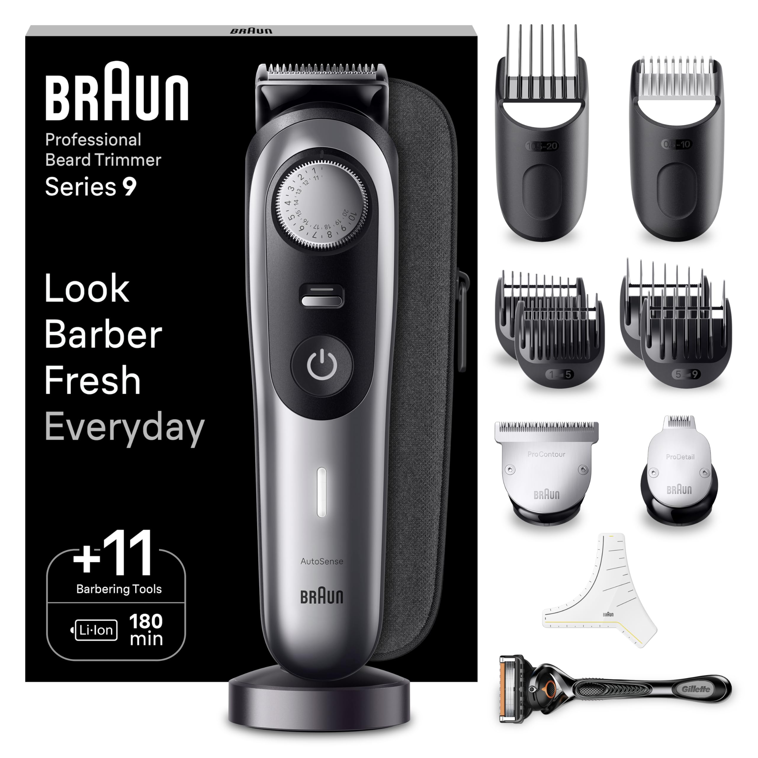 Barttrimmer - BT9440, Chrom